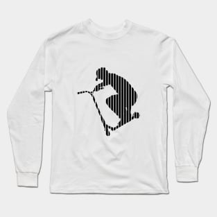 Stunt scooter deck grab Long Sleeve T-Shirt